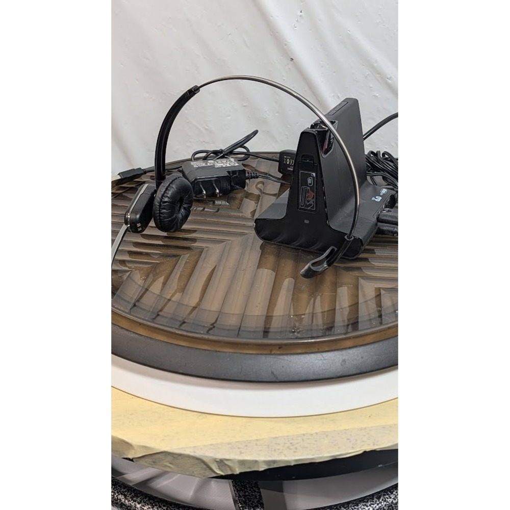 Plantronics Savi W740 Wireless Headset System Black Good Noise Canceling PC Desk - Picture 6 of 10